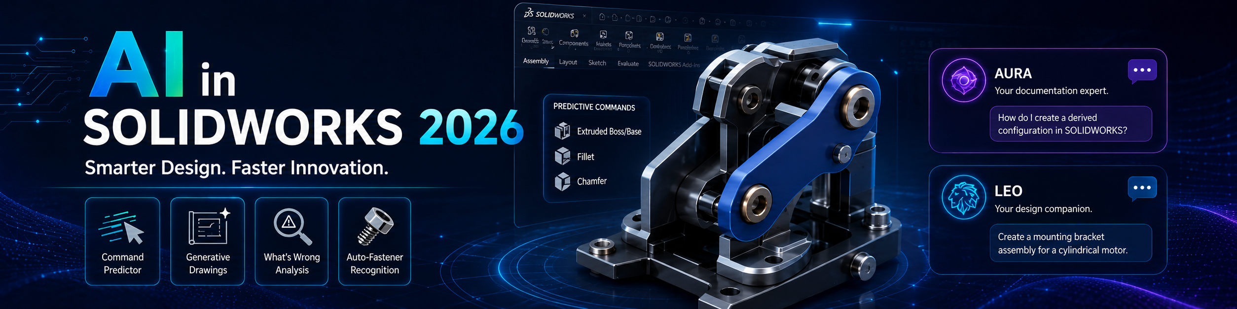 AI in SOLIDWORKS Banner Hero Image