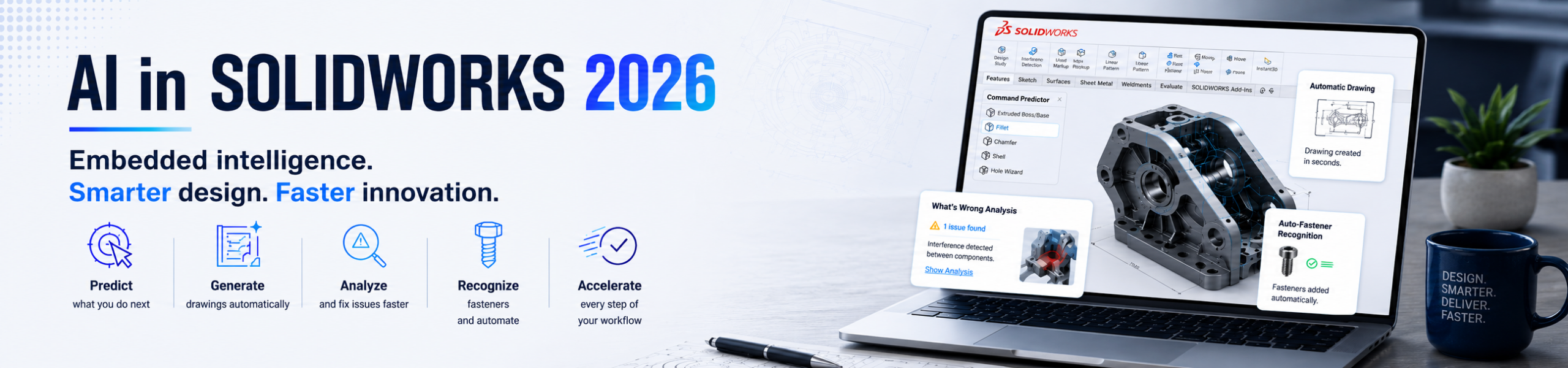 Embedded AI in SOLIDWORKS 2026