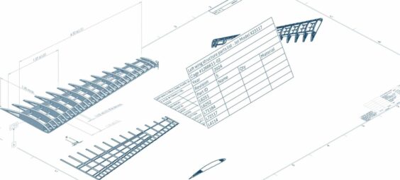 MBD wing emerging form 2d DWG