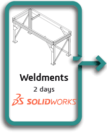 Select to learn more about Solidworks Weldments training